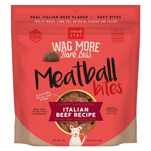 Wag More Bark Less Grain Free Meatball Bites -14oz