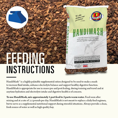 Hallway Feeds HandiMash™ Hydrating Mash to Supplement the Ration - 40lbs