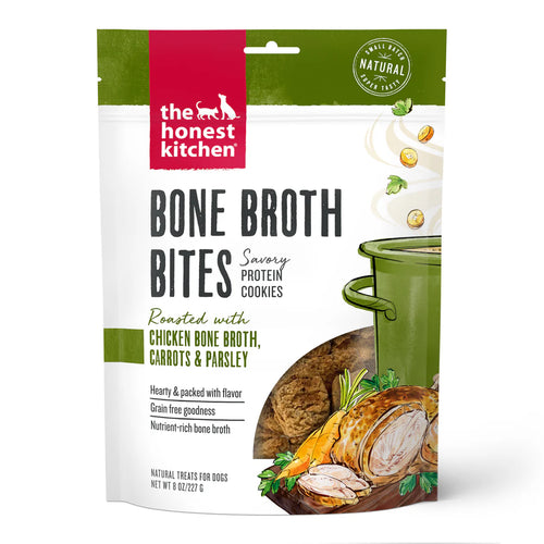 Chicken Bone Broth Bites with Carrots