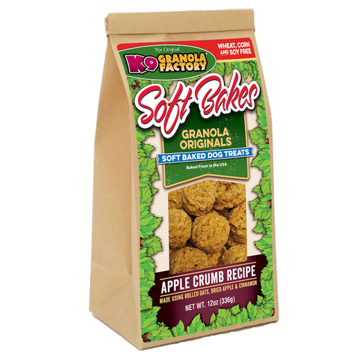 K9 Granola Factory Soft Bakes, Apple Crumb Recipe Dog Treats