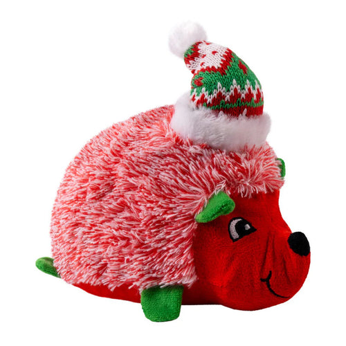 KONG Holiday Comfort Plus HedgeHug Dog Toy with Squeaker, Assorted Colors
