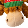 KONG Holiday Cozie™ Plush Reindeer Dog Toy with Squeaker
