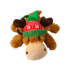 KONG Holiday Cozie™ Plush Reindeer Dog Toy with Squeaker