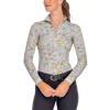 Kastel Denmark Long Sleeve Dove Vintage Jacobean 1/4 Zip Sun Shirt