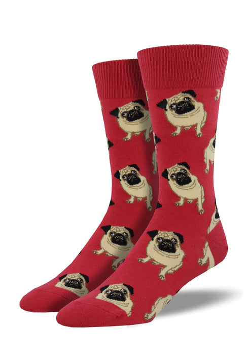 Socksmith® Pugs - Cotton Crew Sock