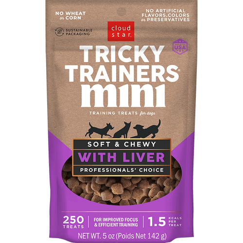 Tricky Trainers Mini Soft & Chewy with Liver - 5oz