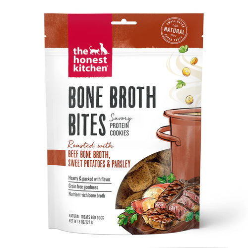 The Honest Kitchen Beef Bone Broth Bites with Sweet Potato Dog Treat