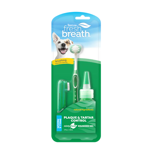 TropiClean Fresh Breath Oral Care Kit for Small Dogs