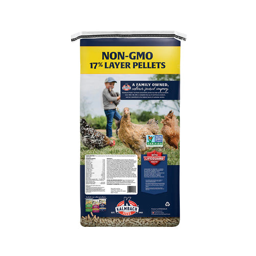 KALMBACH FEEDS 17% Non-GMO Layer Pellets for Chickens and Poultry - 50LB