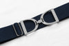 Ellany Navy - 1.5 Silver Stirrup Elastic Belt