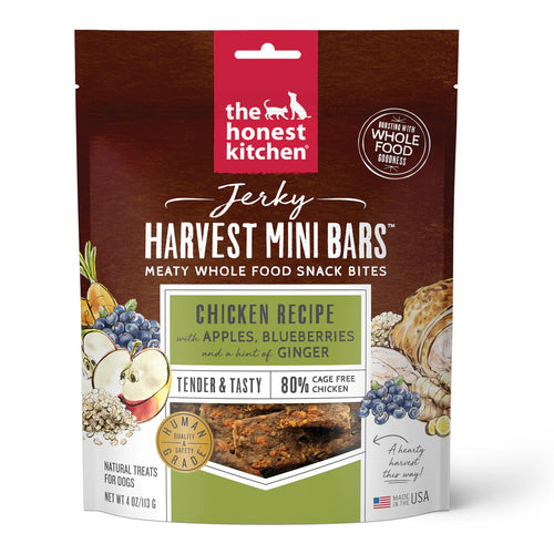 The Honest Kitchen Chicken Jerky Harvest Bars