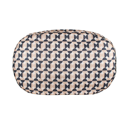 Large Oval Lounger Dog Bed - Natural Geo