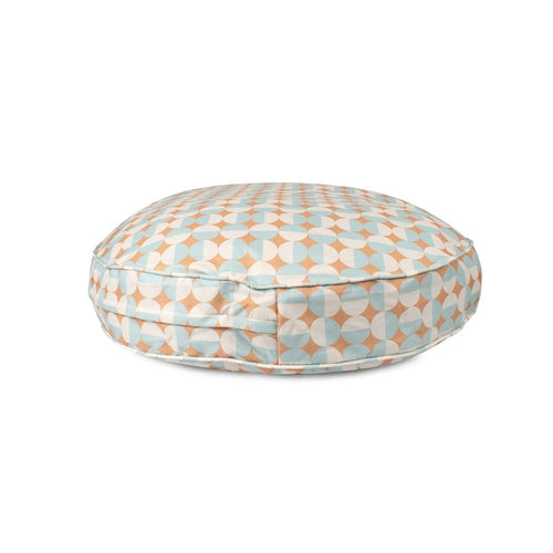 Medium Oval Lounger Dog Bed - Sunny Geo
