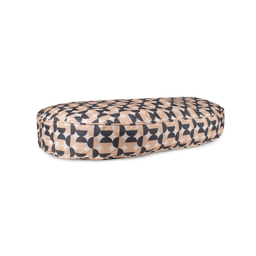 Large Oval Lounger Dog Bed - Natural Geo