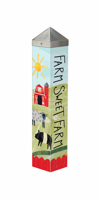 Farm Sweet Farm 20" Art Pole