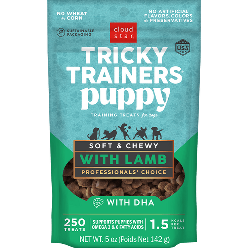 Tricky Trainers Puppy Mini Soft & Chewy with Lamb - 5oz