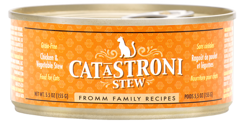 FROMM CATASTRONI CHICKEN & VEGETABLE STEW 5.5z WET CAT FOOD