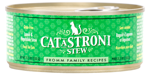 FROMM CATASTRONI LAMB & VEGETABLE STEW 5.5z WET CAT FOOD