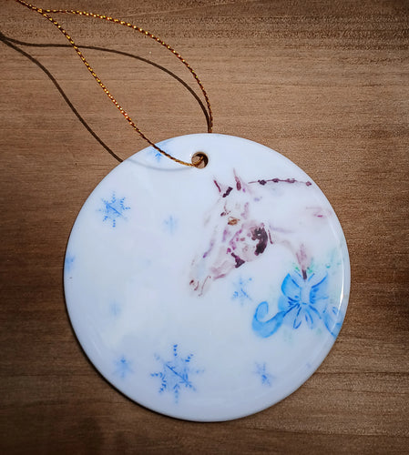 SONA EQUESTRIAN HOLIDAY CERAMIC ORNAMENT