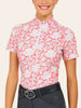 R.J. Classics Lucy Short Sleeve Ladies Shirt - Coral Pasley