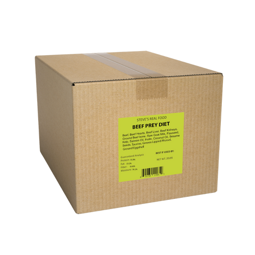 Steve's Real Food Frozen Prey Model Raw Beef Recipe- 20lb