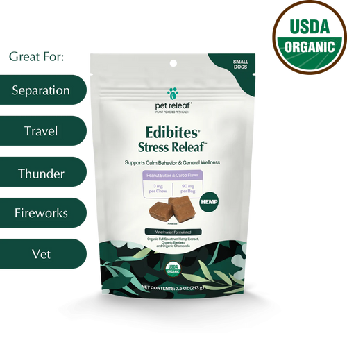 Stress Releaf Hemp Edibites For Small Dogs – Peanut Butter