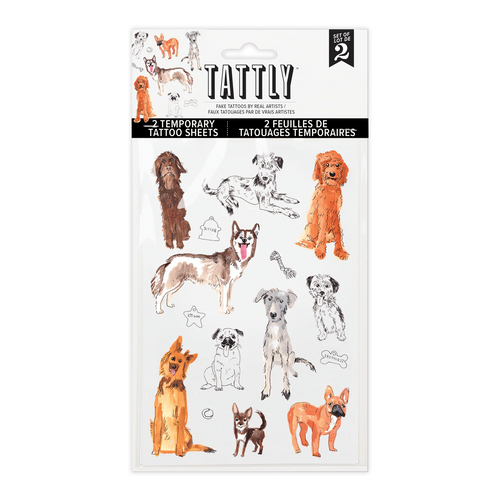 Dog Park Tattoo Sheet - Set of 2