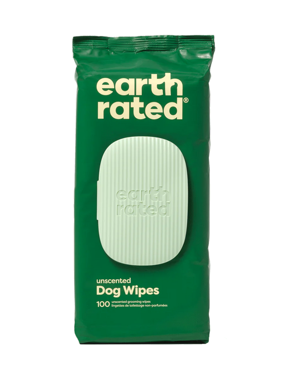 Plant-Based Dog Grooming Wipes - 100 Lavender Wipes