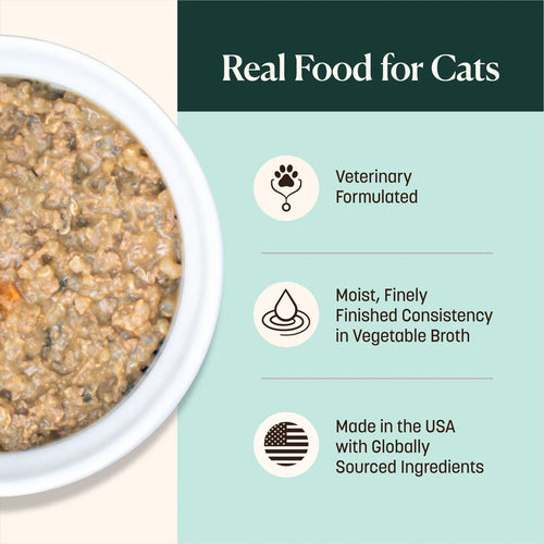 Dr. Bob Goldstein's Wisdom® Homestyle Paté Coastal Salmon Recipe Wet Cat Food - 5.5oz