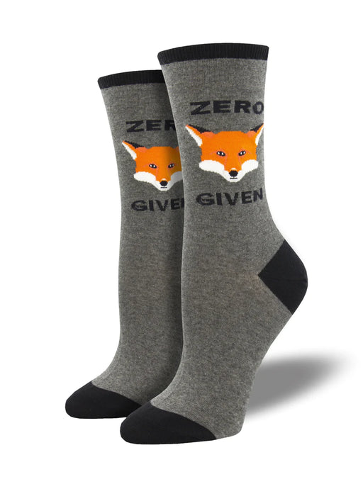 Socksmith® Zero Fox Given - Cotton Crew Sock