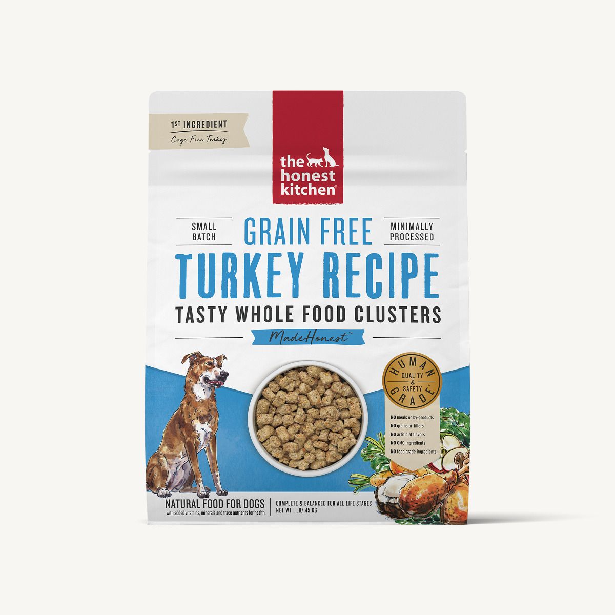 THE HONEST KITCHEN WHOLE FOOD CLUSTERS GRAIN FREE TURKEY Agri