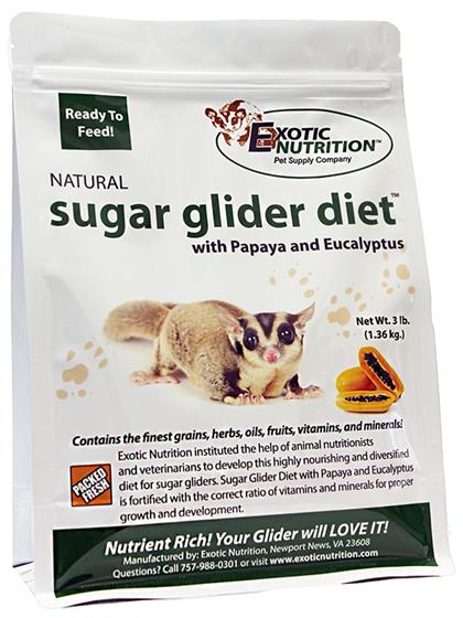Sugar Glider Diet with Papaya and Eucalyptus - 2lbs