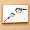 CHICKADEE PAIR WALL ART 12X8