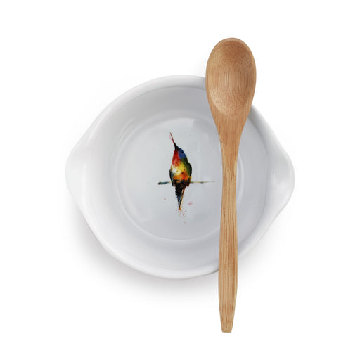 INCOMING HINGBIRD APPT BOWL WITH SPOON
