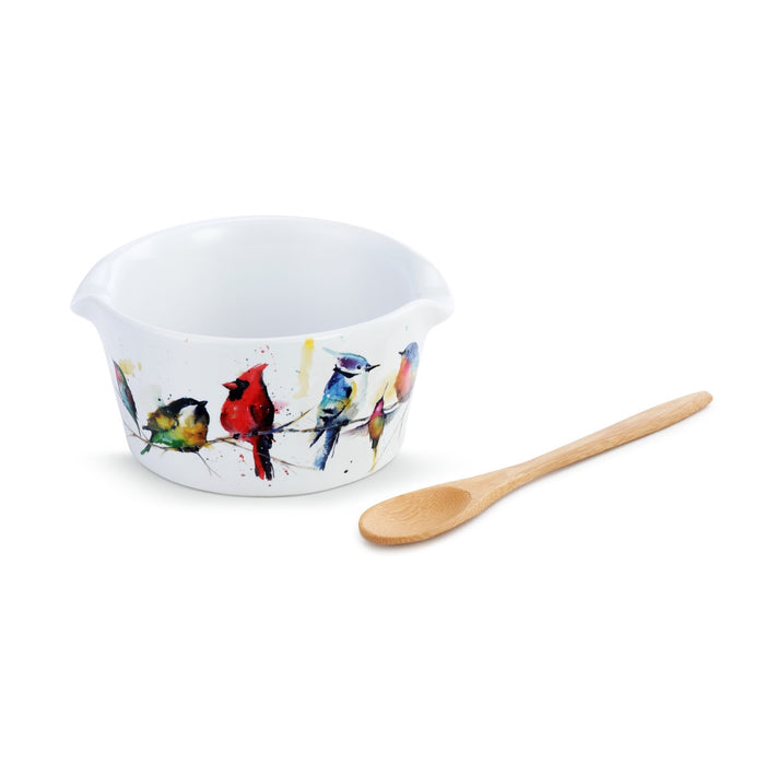 LITTLE BIRDS APPETIZER BOWL WITH SPOON