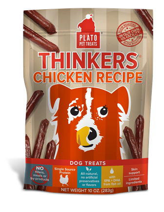 Thinkers Salmon Meat Stick Dog Treats - Plato Pet Treats