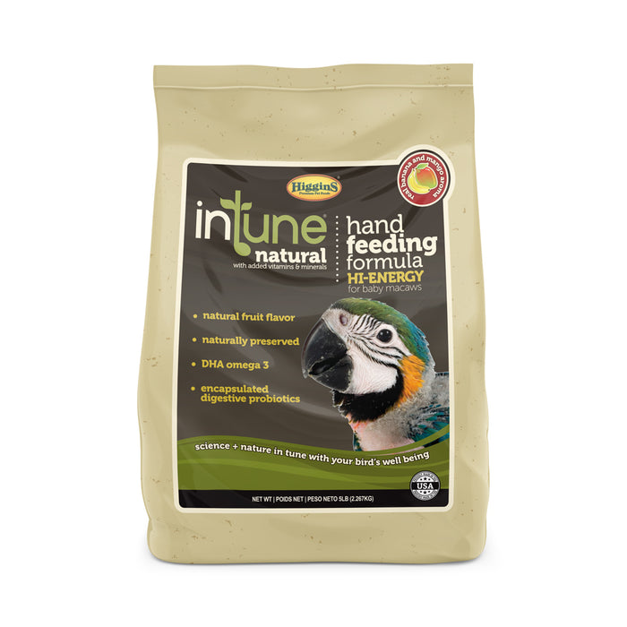Higgins inTune® Natural Hand Feeding Hi-Energy Formula