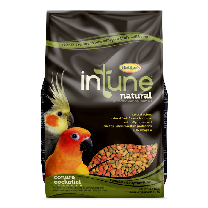 Higgins inTune® Natural Conure & Cockatiel