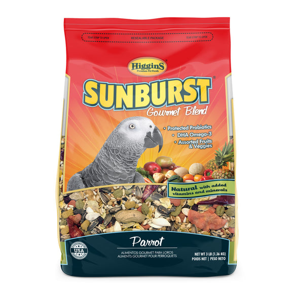 Higgins Sunburst® Gourmet Blends for Parrots