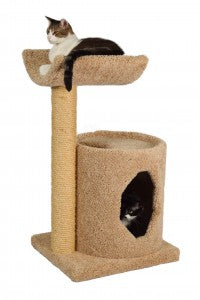 Molly and Friends Cradle Condo Two-tier Scratching Post Cat Furniture