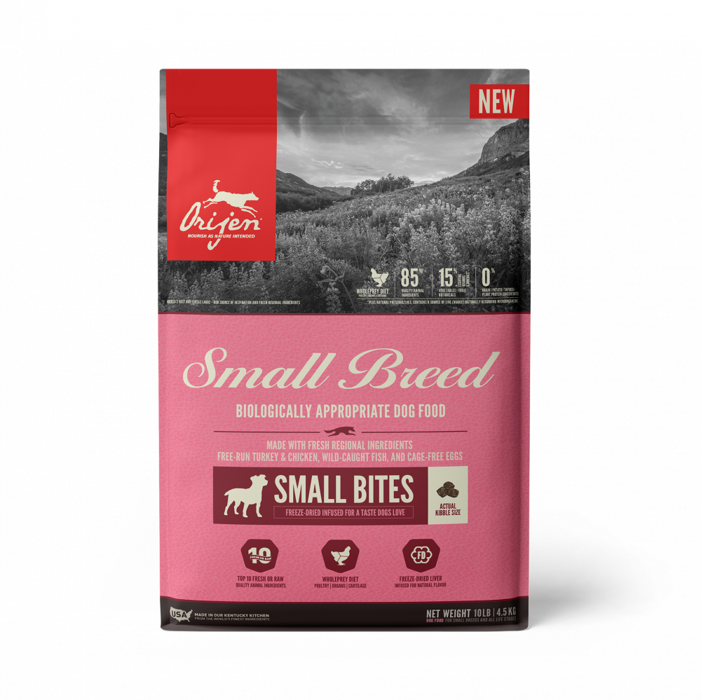 Orijen Small Breed Small Bites Grain Free Dog Food — Agri Feed Pet Supply