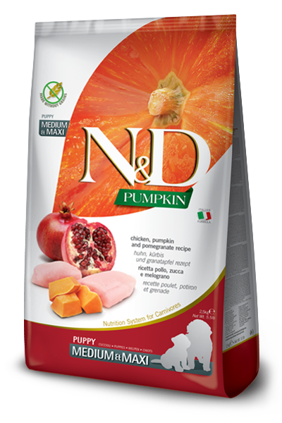 Farmina N&D Chicken, Pumpkin and Pomegranate Puppy Medium & Maxi