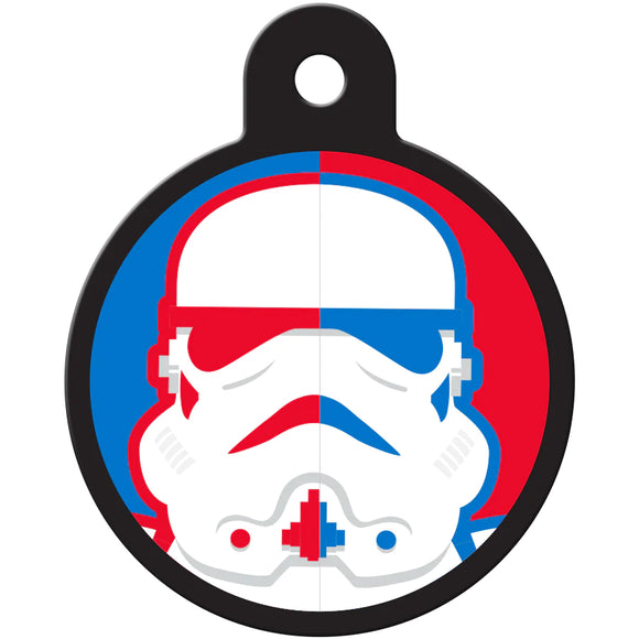 Stormtrooper Lg. Circle Star Wars Pet ID Tag