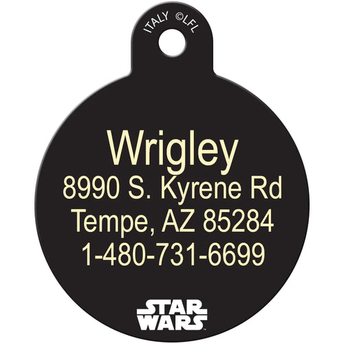 Stormtrooper Lg. Circle Star Wars Pet ID Tag