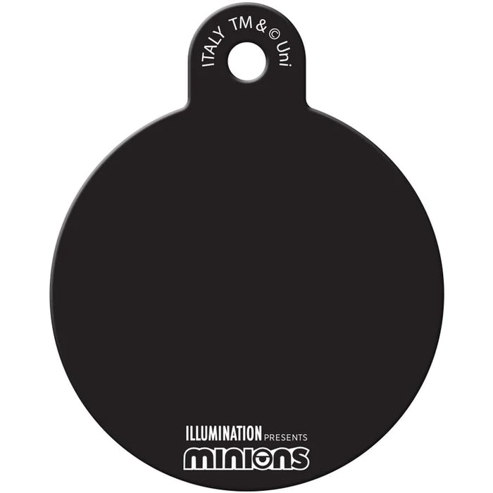 Minion Multi-Print Grey Circle Pet ID Tag
