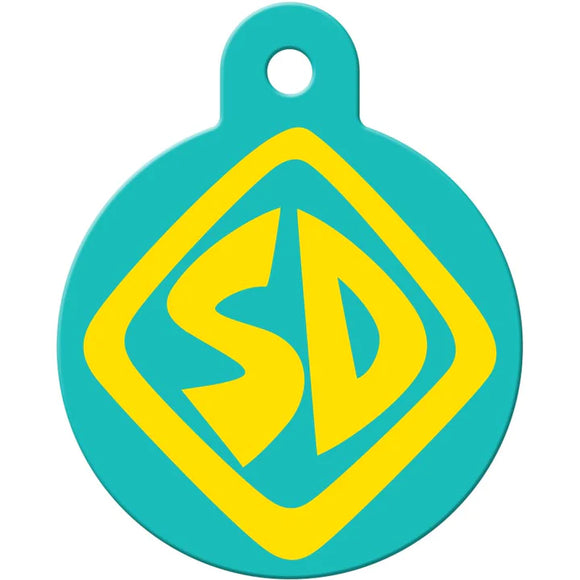 Scooby-Doo Logo Large Circle Pet ID Tag