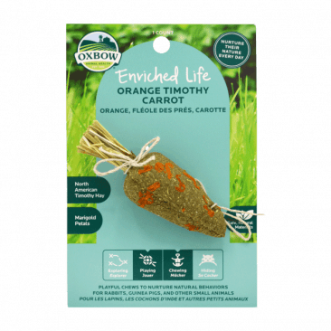 Oxbow Animal Health Enriched Life - Orange Timothy Carrot