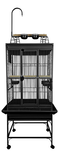 A&E Cage Company PlayTop Cage 24x22x62 - Black