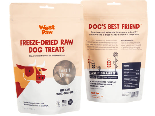 West Paw Beef Heart Single Ingredient Dog Treat