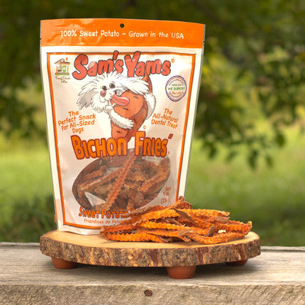 Sam's Yams Bichon Fries Sweet Potato Chews for Dogs